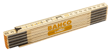 Linijka drewniana składana 2m, 12 segmentowa BAHCO