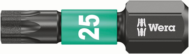 Bit Impaktor 1/4" DIN3126C6,3, do srub z gniazdem Torx 25x25mm Wera