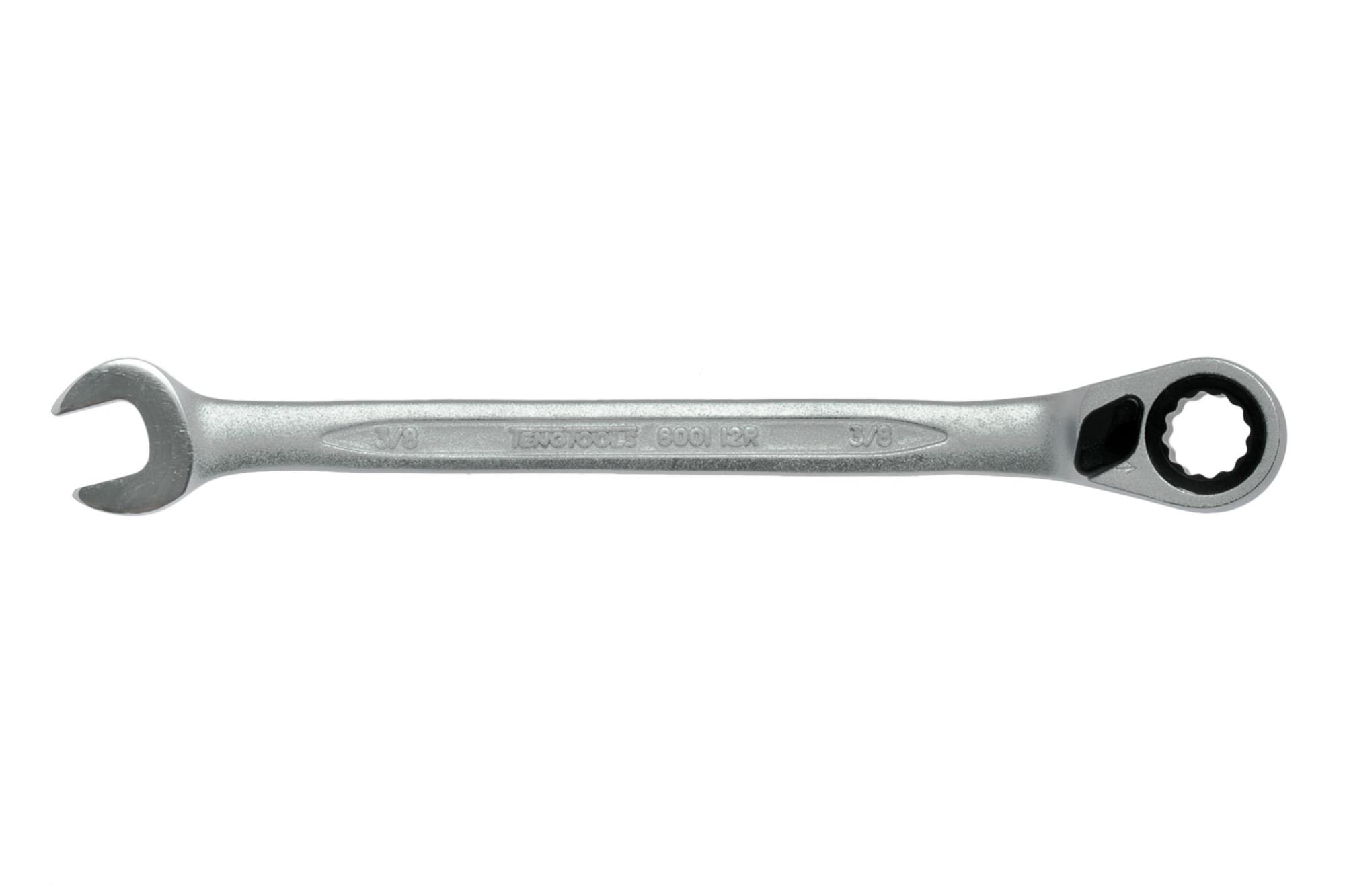 Klucz płasko-oczkowy z zapadką 3/8" Teng Tools