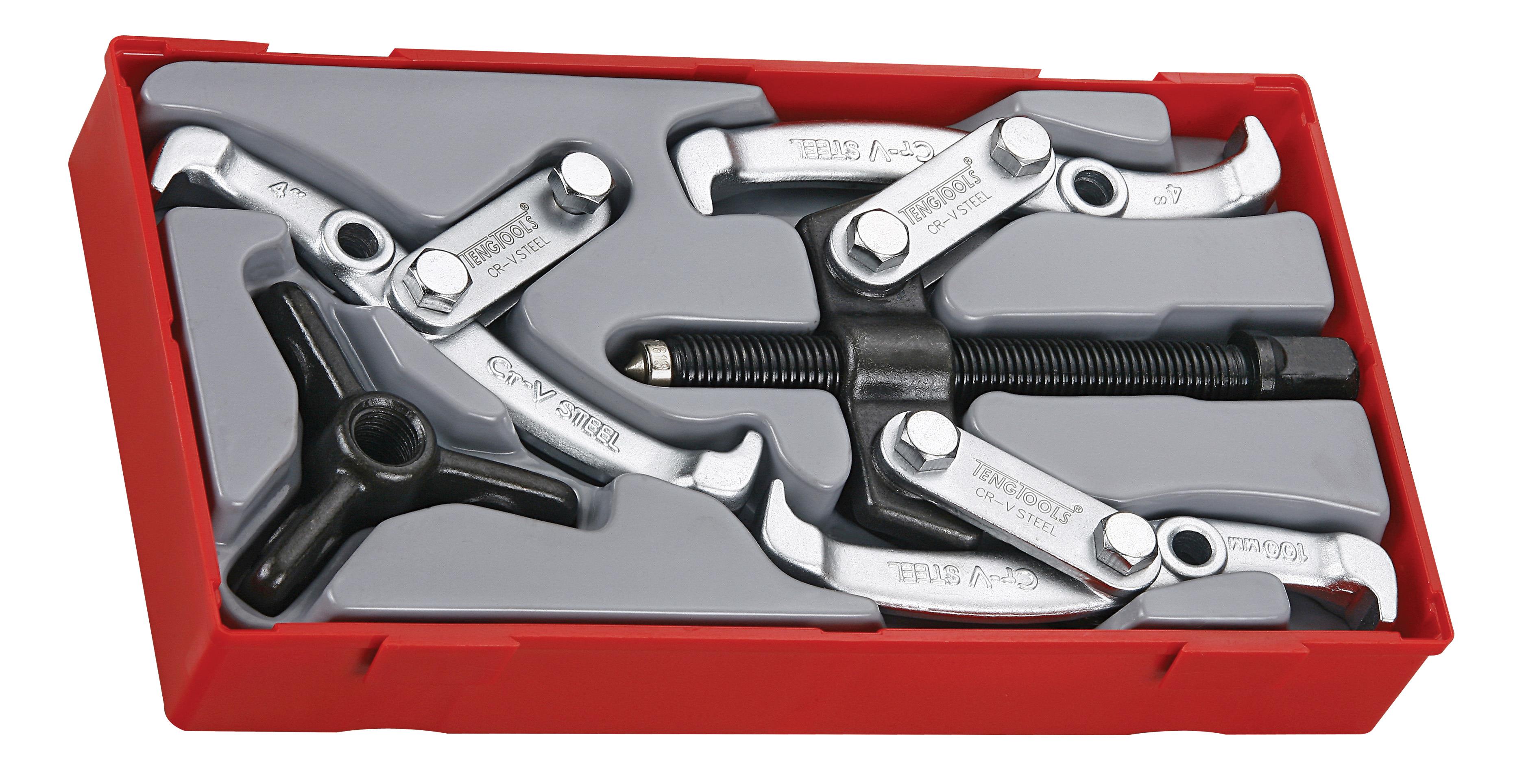 Zestaw ściągaczy TT804 Teng Tools