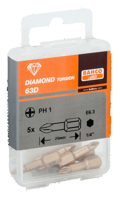 Bit diamentowy PH3, 25 mm BAHCO