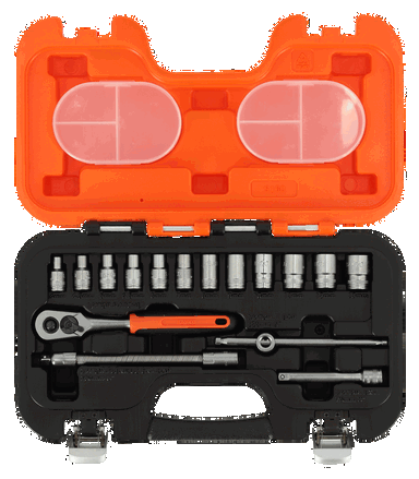 Zestaw nasadek 1/4", 16 elementów BAHCO