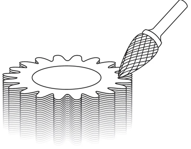 Pilnik obrotowy G102006-DZM Hard Line, Integra Tools