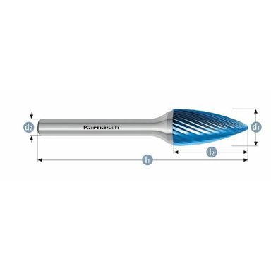 Pilnik obrotowy Blue-Tec SPG HP-2 12x25x6x70 Integra Tools