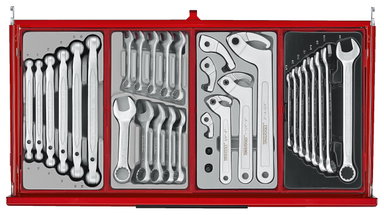 Wózek narzędziowy TKS26R1033T PRO35TM wraz z zestawem narzędzi Teng Tools