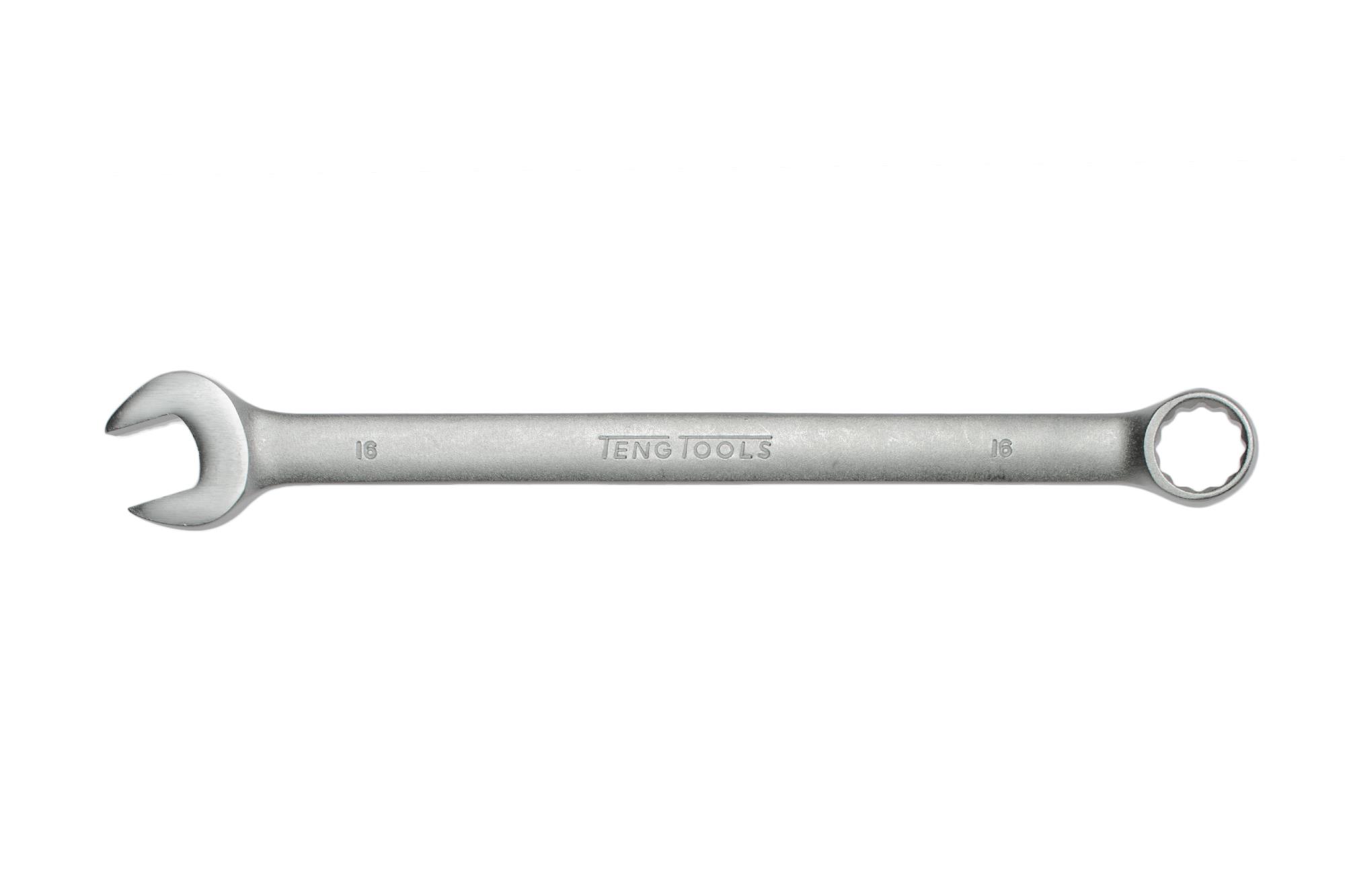 Klucz płasko-oczkowy długi 16 mm Teng Tools