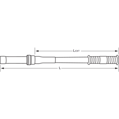 Przedłużka rękojeści do kluczy 75, 700 mm, 1.6 kg BAHCO