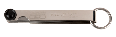 Zestaw szczelinomierzy 0.03-1.0mm, 26 ostrzy, 105mm, TAH BAHCO