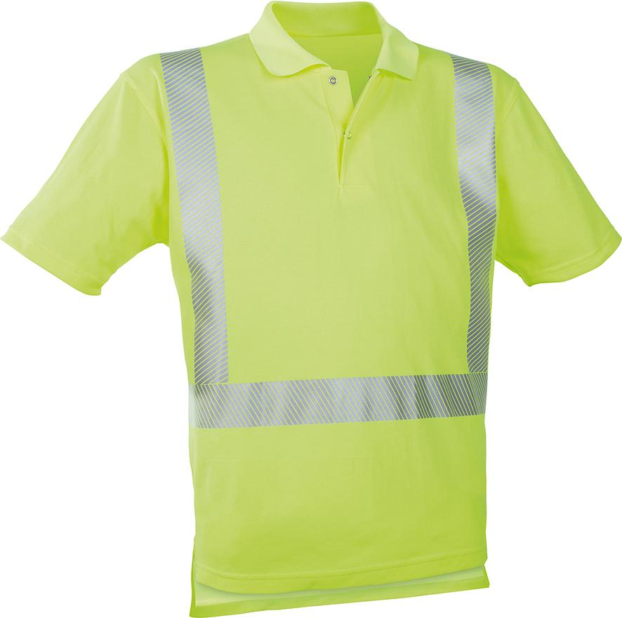 Koszulka polo ostrzegawcza fluorescencyjna żółta, rozmiar XL