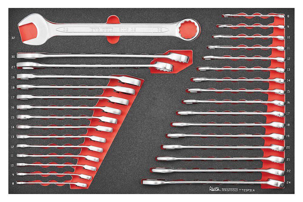 Zestaw kluczy płasko-oczkowych Teng Tools TTESP31A Teng Tools