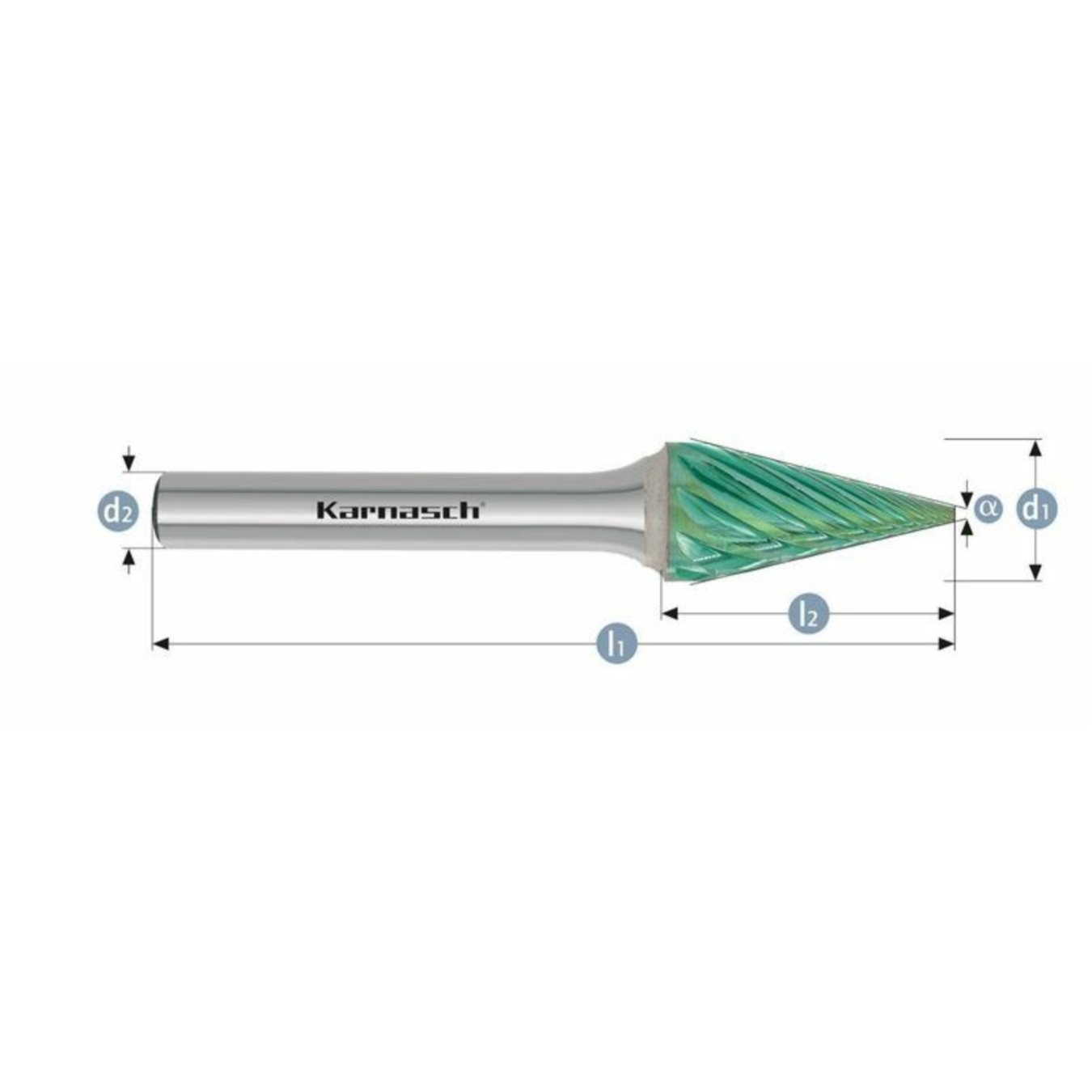 Pilnik obrotowy Green-Tec SKM HP-3 16x25x6x70 Integra Tools