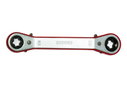 Klucz oczkowy zapadkowy E18xE20 Teng Tools