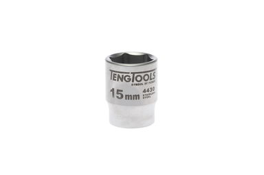 Nasadka 6-kątna nierdzewna z chwytem 3/8" 15 mm Teng Tools