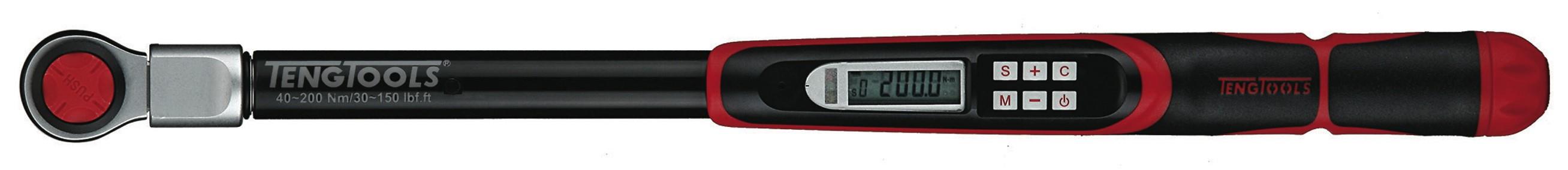 Elektroniczny klucz dynamometryczny z chwytem 1/2" 200 Nm Teng Tools 1292D200