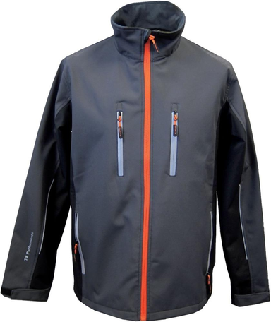 Kurtka softshell 61270, ciemnoszary/czarny, rozmiar M