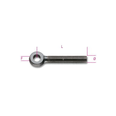 Śruba z uchem M18x150, WFL 2390kg Robur