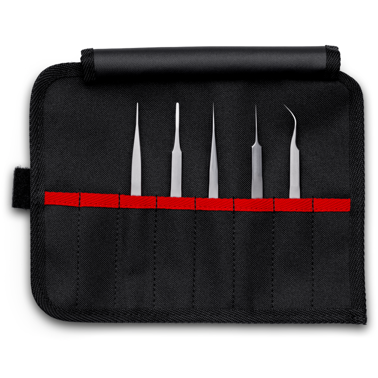 Zestaw pincet do prac precyzyjnych 92 00 02 5-częściowy KNIPEX