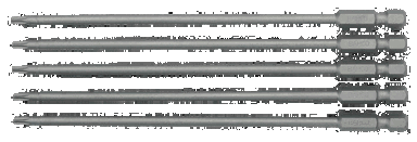 Bit 1/4" do śrub TORX T15x150 mm, 5 szt. BAHCO