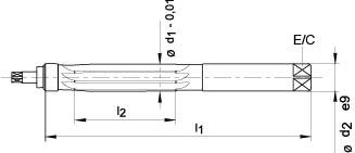 Rozwiertak reczny DIN859 HSS, 4,0mm BECK