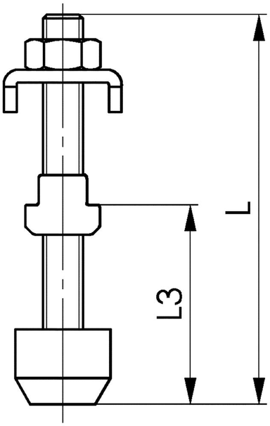 Sruba dociskowa,wlk.1 AMF