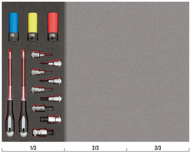 Nasadki 1/2" 14 elementów BAHCO