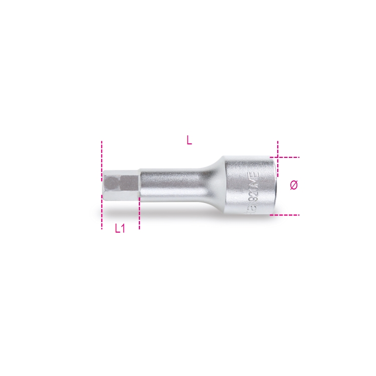 Nasadka trzpieniowa 1/2" 6-kątna 6 mm, 920ME Beta