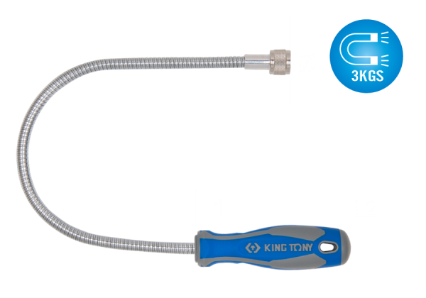 Chwytak giętki z końcówką magnetyczną 457 mm,  O końcówki 18 mm, udźwig 3 kg King Tony