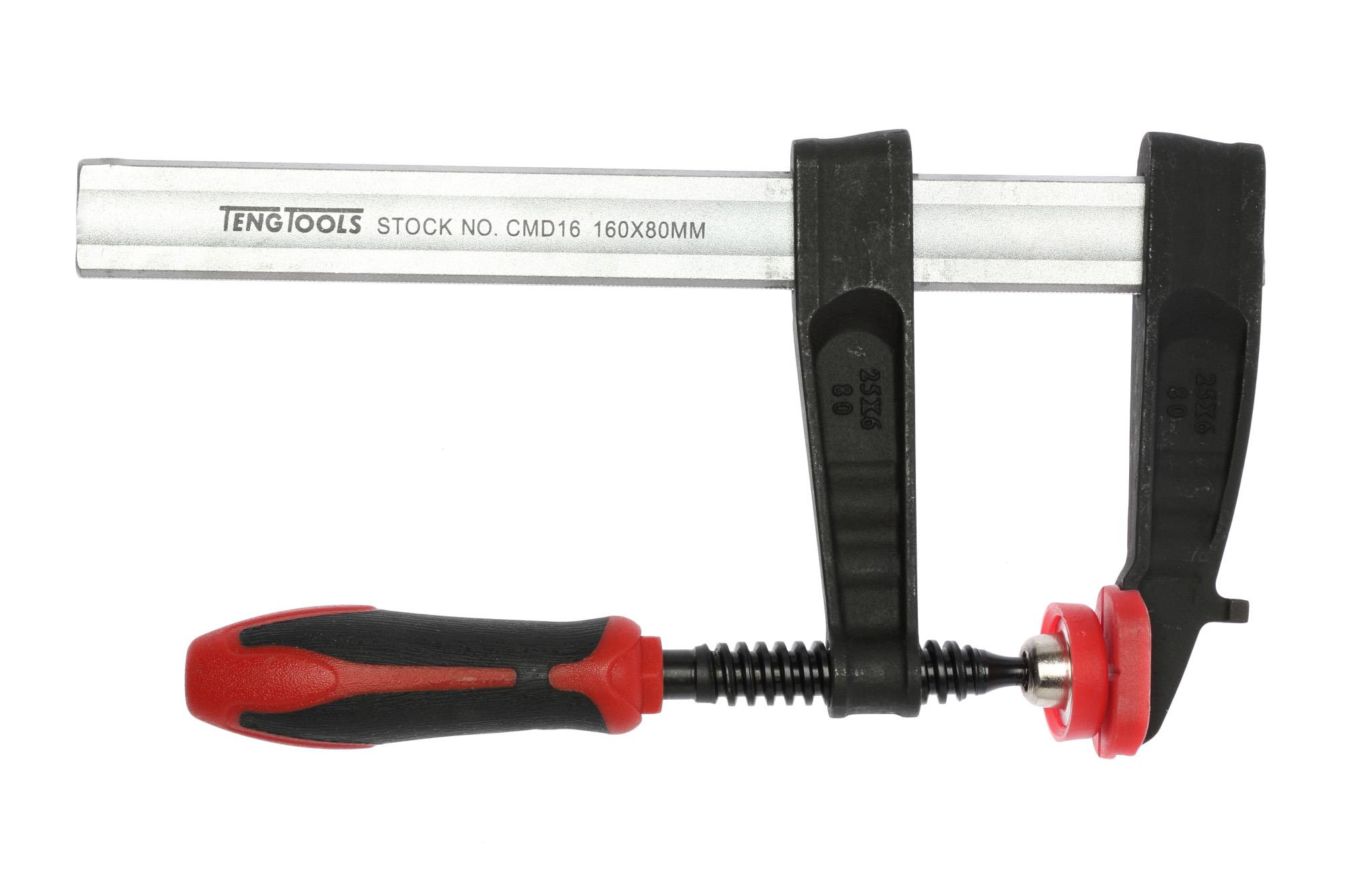 Ścisk śrubowy 160x80 mm Teng Tools