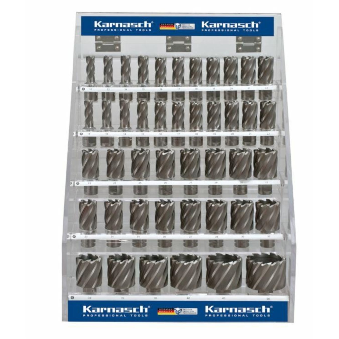 Zestaw wierteł rurowych Silver-Drill Line25 12-50mm 44el + piloty, Integra