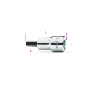 Nasadka trzpieniowa 3/8" imbusowa 5/16", 910PE/AS Beta