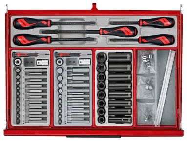 Wózek narzędziowy TKS26R1033T PRO35TM wraz z zestawem narzędzi Teng Tools