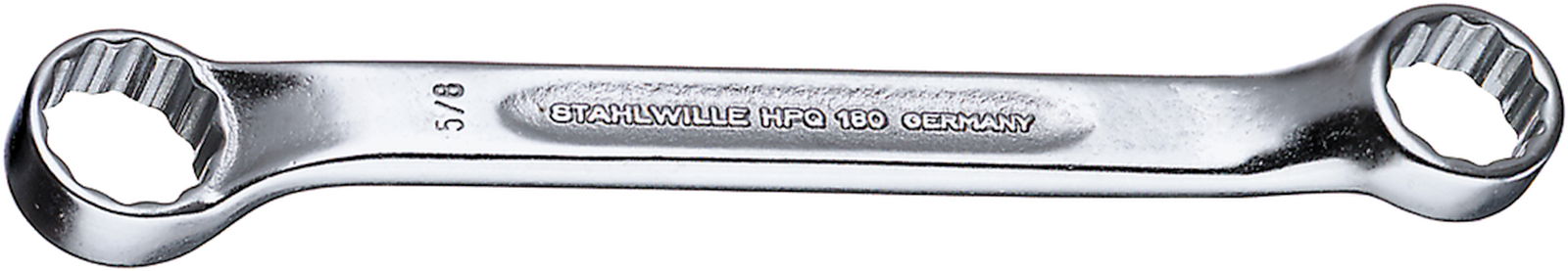 Klucz oczkowy dwustronny  9/16"x5/8" odgięty, krótki AS-drive STAHLWILLE