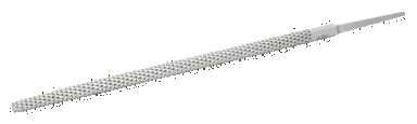 Tarnik okrągły 250 mm 14 z/cm średnie nacięcie BAHCO