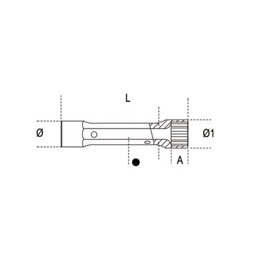 Klucz rurowy dwustronny 6-kątny 14x15 mm, 935 Beta