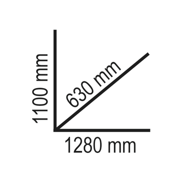 Wózek platformowy elektryczny z panelami, WFL 400 kg, prędkość 4-6 km/h, 4800/C48M Beta