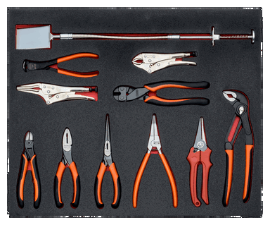 Zestaw szczypiec i akcesoriów - 11 elementów BAHCO