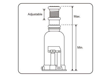 PODNOŚNIK HYDRAULICZNY SŁUPKOWY 32T, ZAKRES 260 - 430mm King Tony