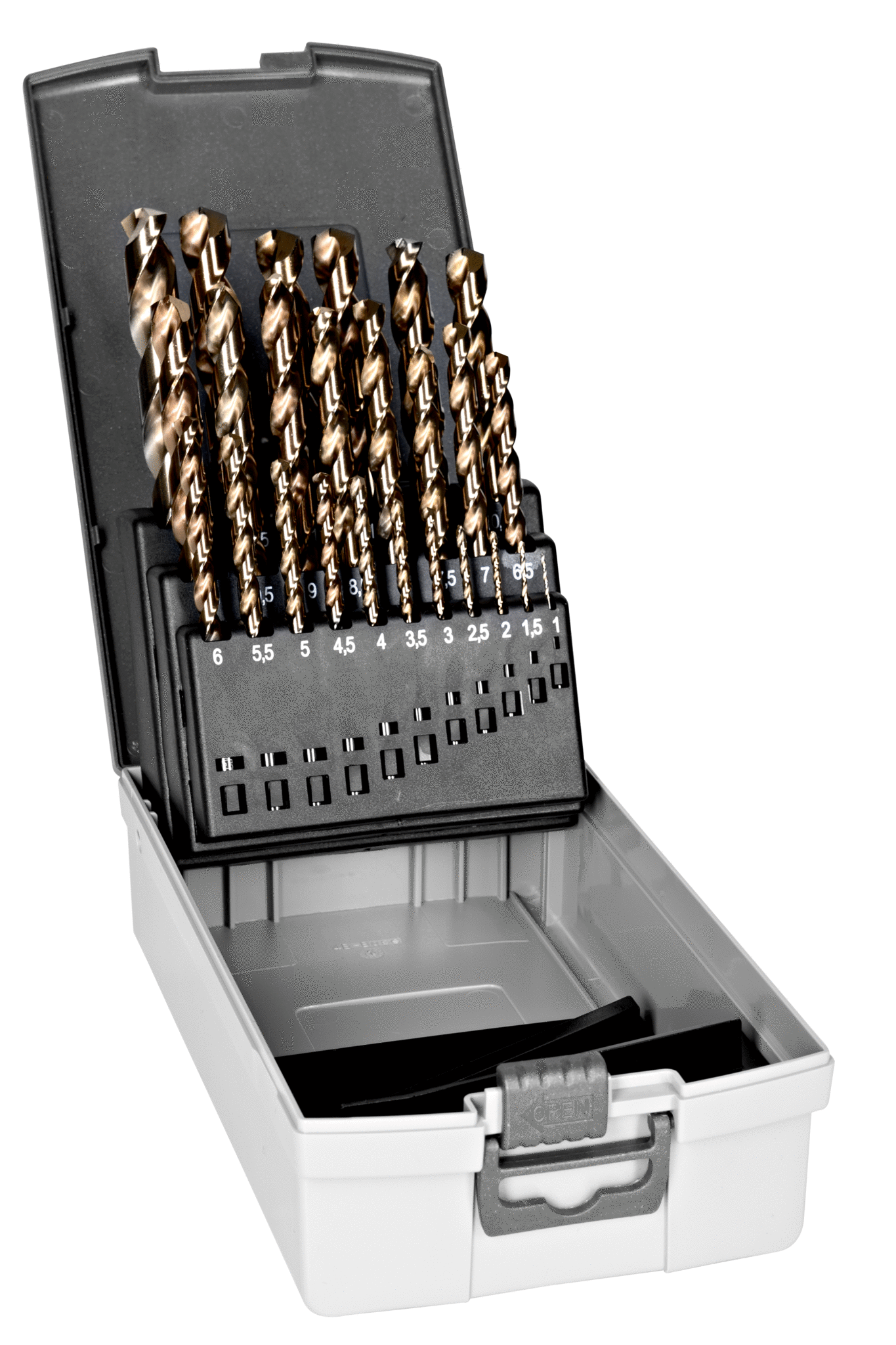 Zestaw 25 szt. wiertła kobaltowe HSS-E do metalu 1-13 mm BAHCO