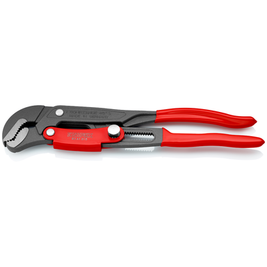 Klucz nastawny do rur ze szczękami typu S 83 61 010 Z przyciskiem szybkiej regulacji KNIPEX