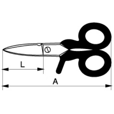 Nożyczki izolowane 130 mm SC127V BAHCO
