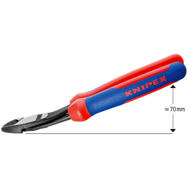 Szczypce tnące boczne o zwiększonym przełożeniu 74 22 200 KNIPEX
