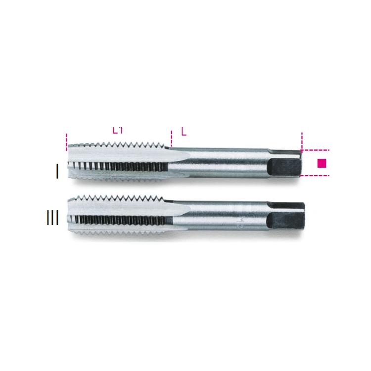 Gwintownik ręczny M7x0,75, 2-cz., 433 Beta